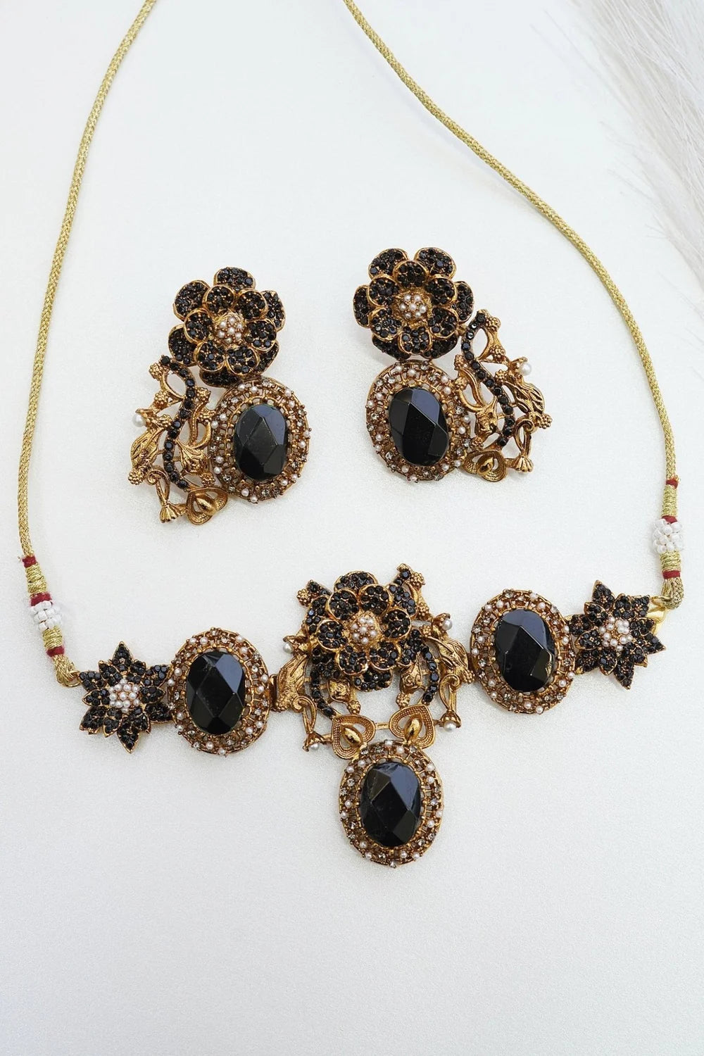 Antique Turkish Gems Choker Set