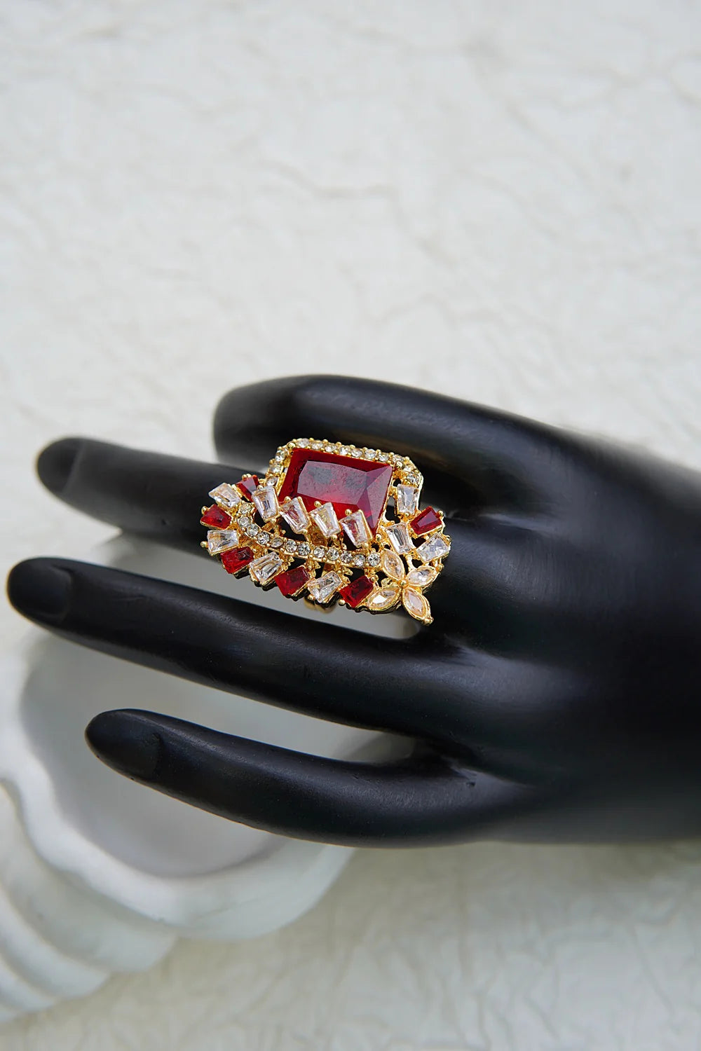 Dainty Cubic Zirconia Finger Ring