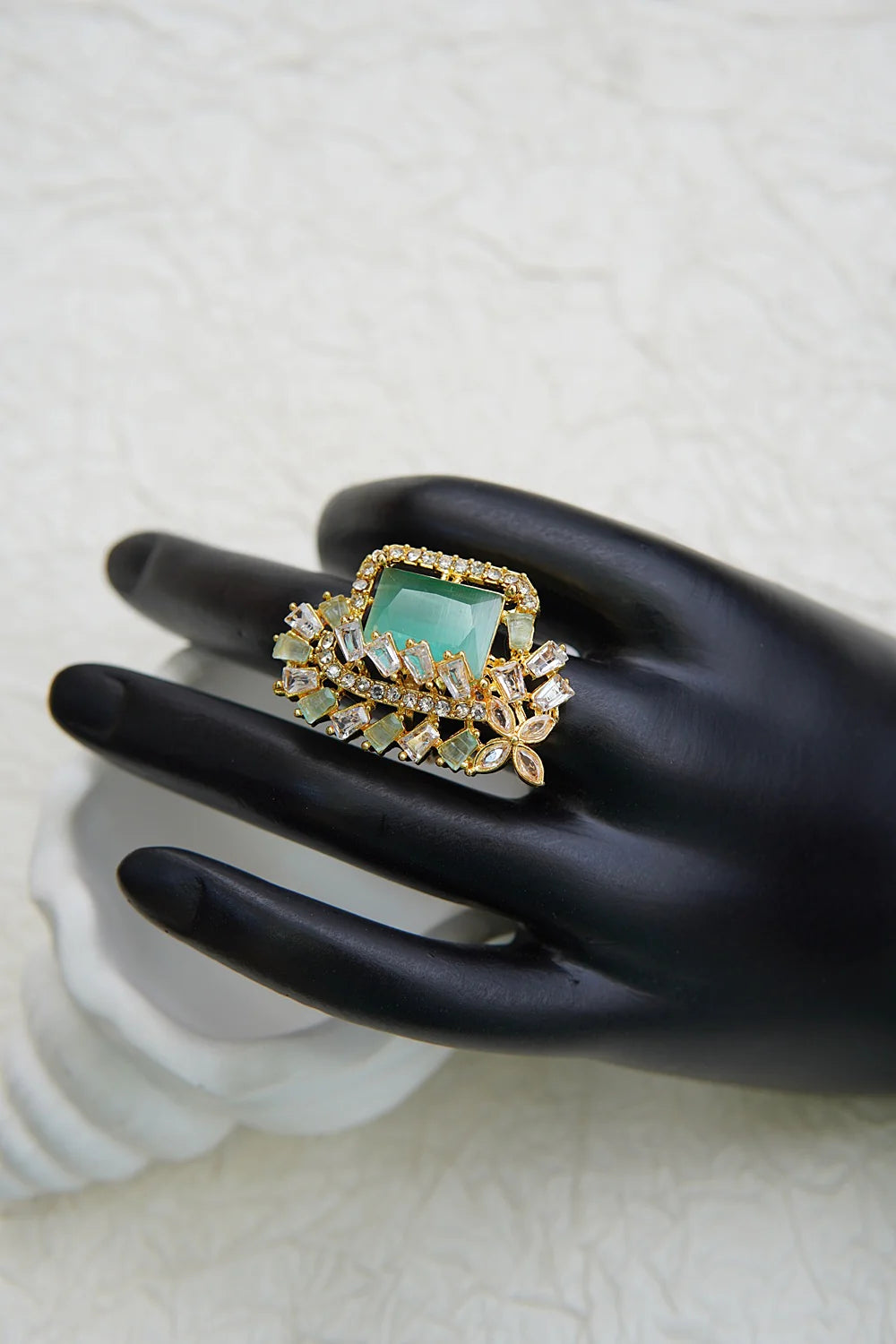 Dainty Cubic Zirconia Finger Ring