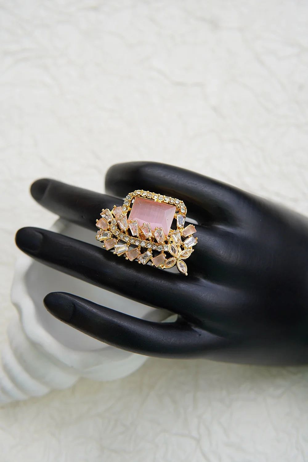 Dainty Cubic Zirconia Finger Ring