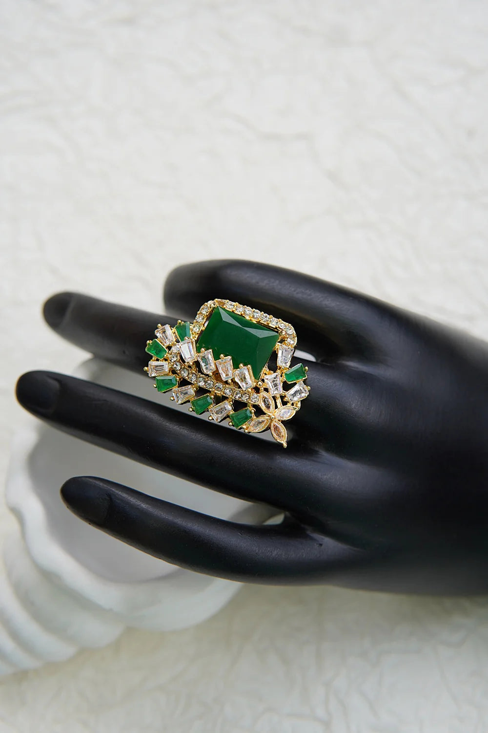 Dainty Cubic Zirconia Finger Ring