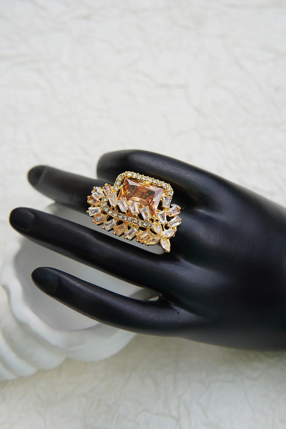 Dainty Cubic Zirconia Finger Ring