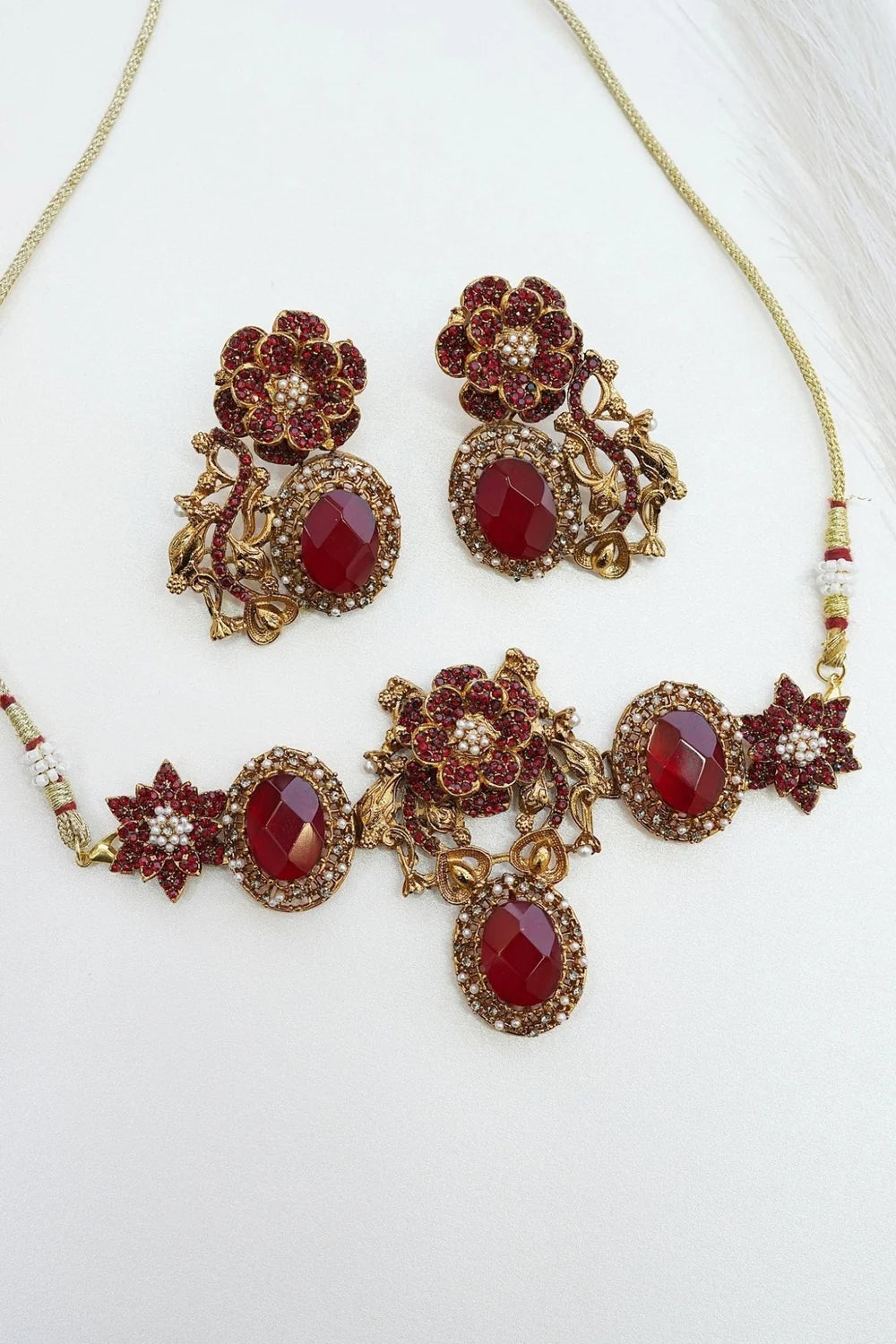 Antique Turkish Gems Choker Set