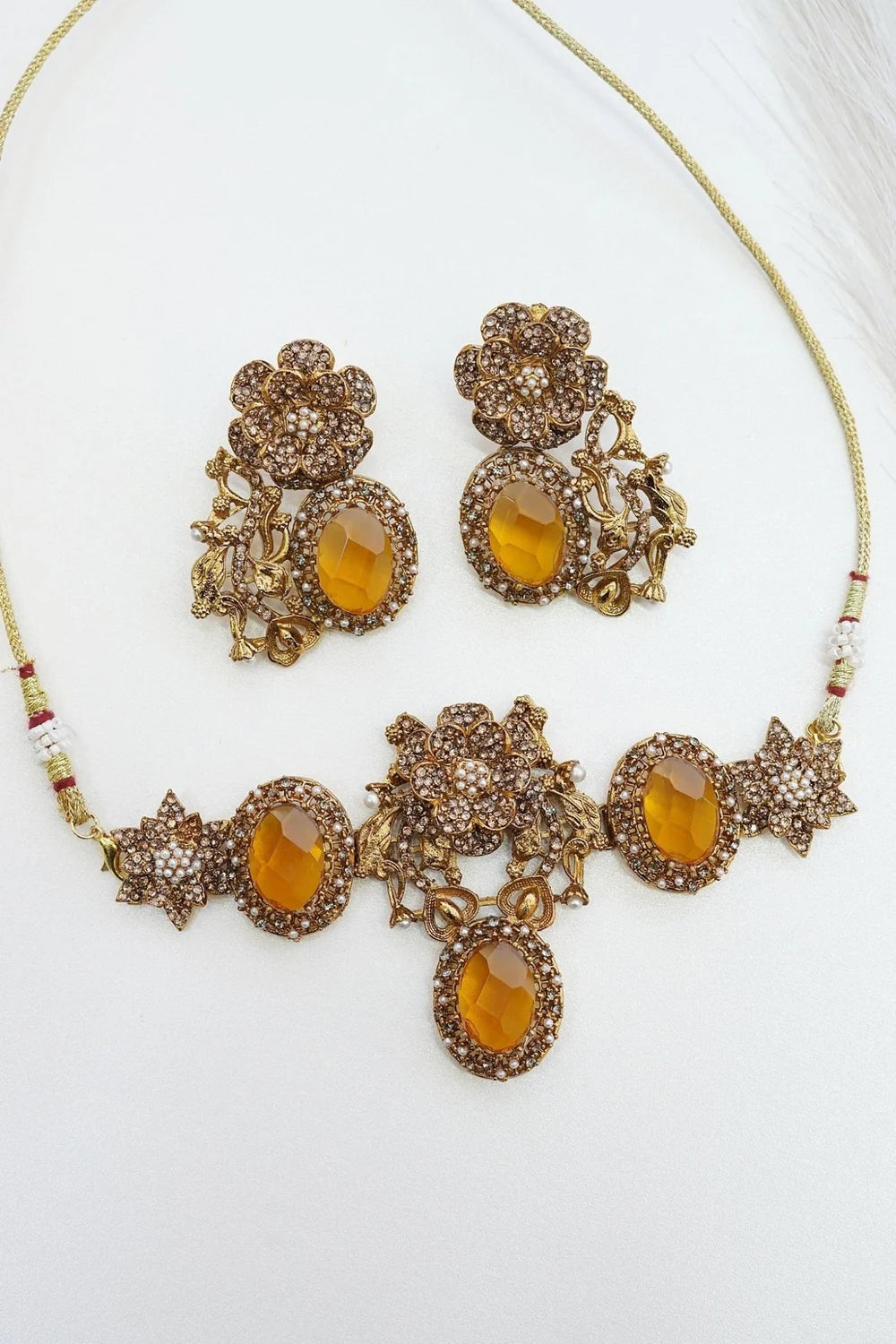Antique Turkish Gems Choker Set