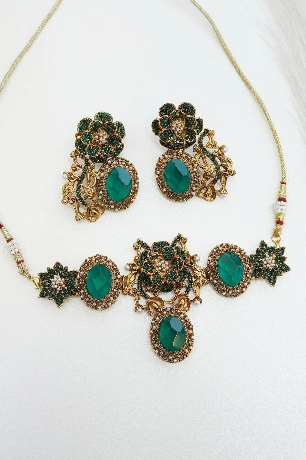 Antique Turkish Gems Choker Set
