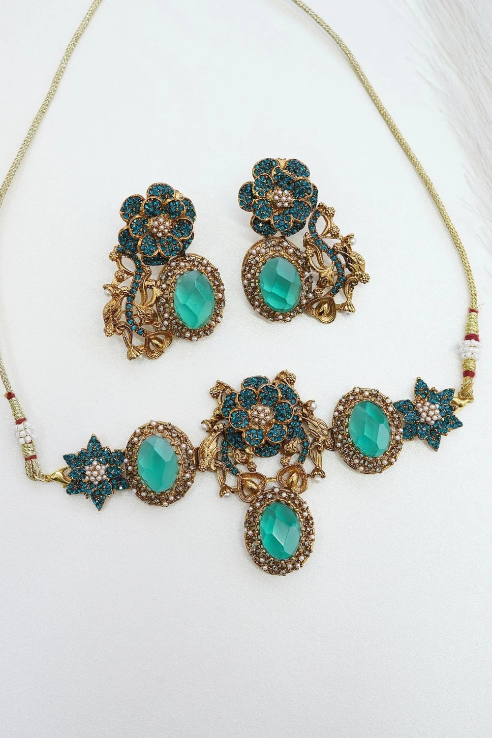 Antique Turkish Gems Choker Set