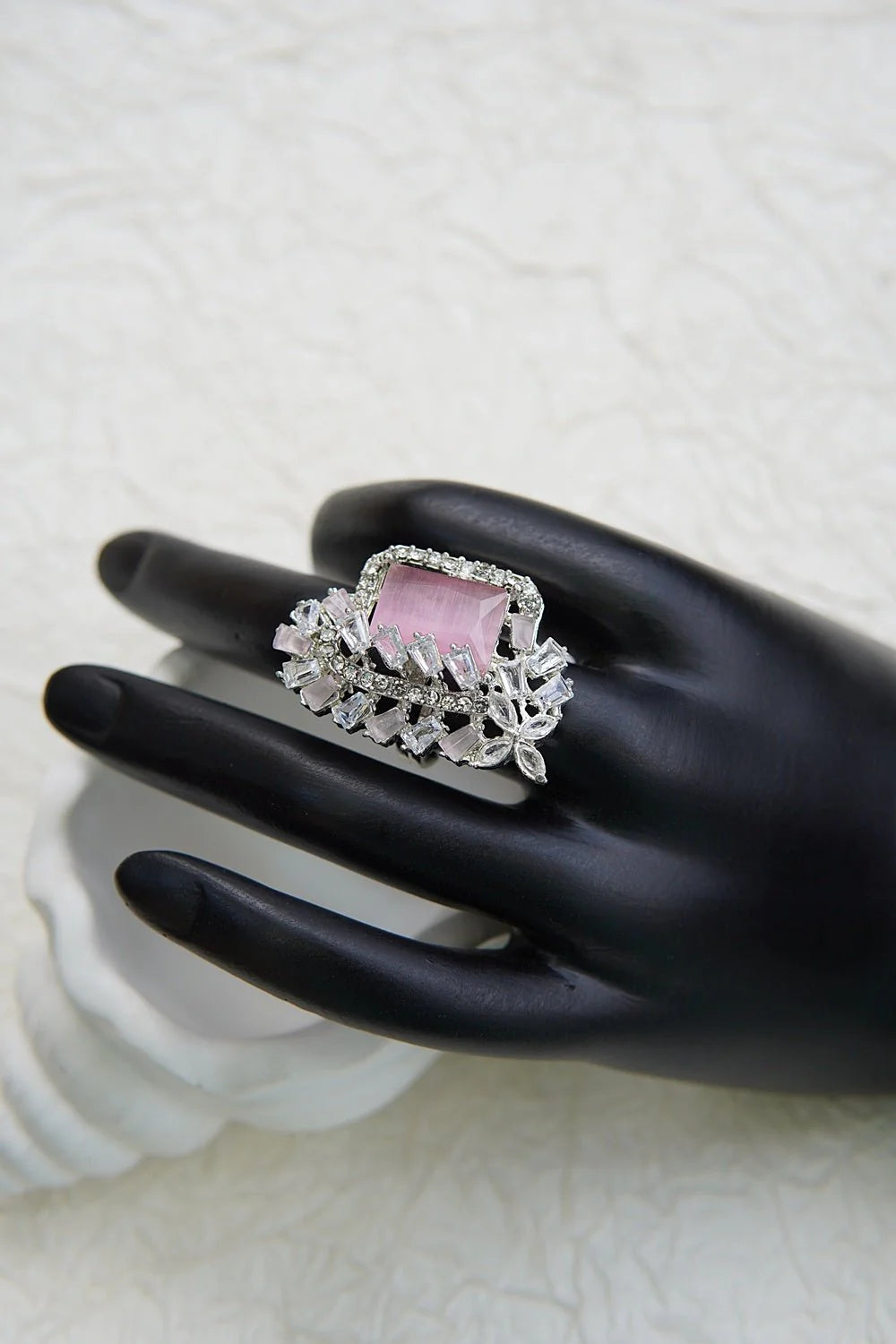 Dainty Cubic Zirconia Finger Ring