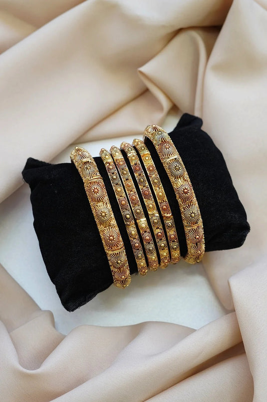 Luxury Madrasi Antique Bridal Churi Kara Set