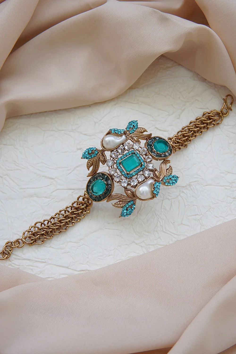 Victorian Style Antique Chain Bracelet