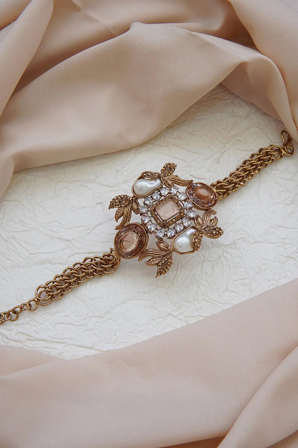 Victorian Style Antique Chain Bracelet